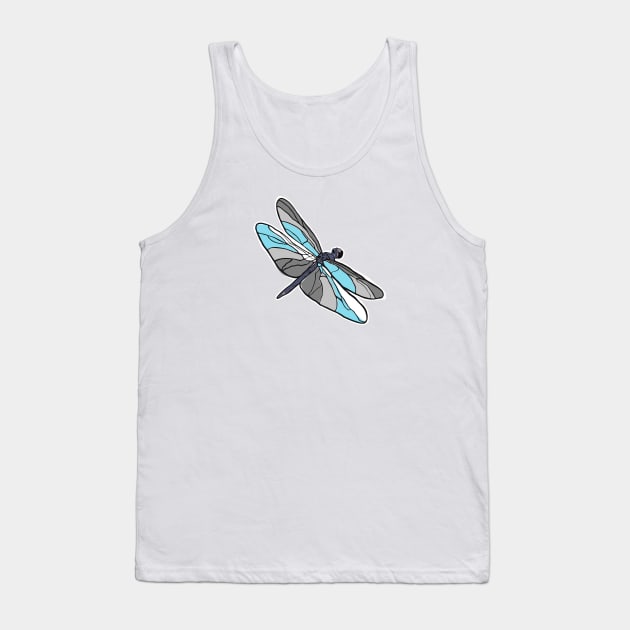 Demiboy Dragonfly Tank Top by theartfulscientist